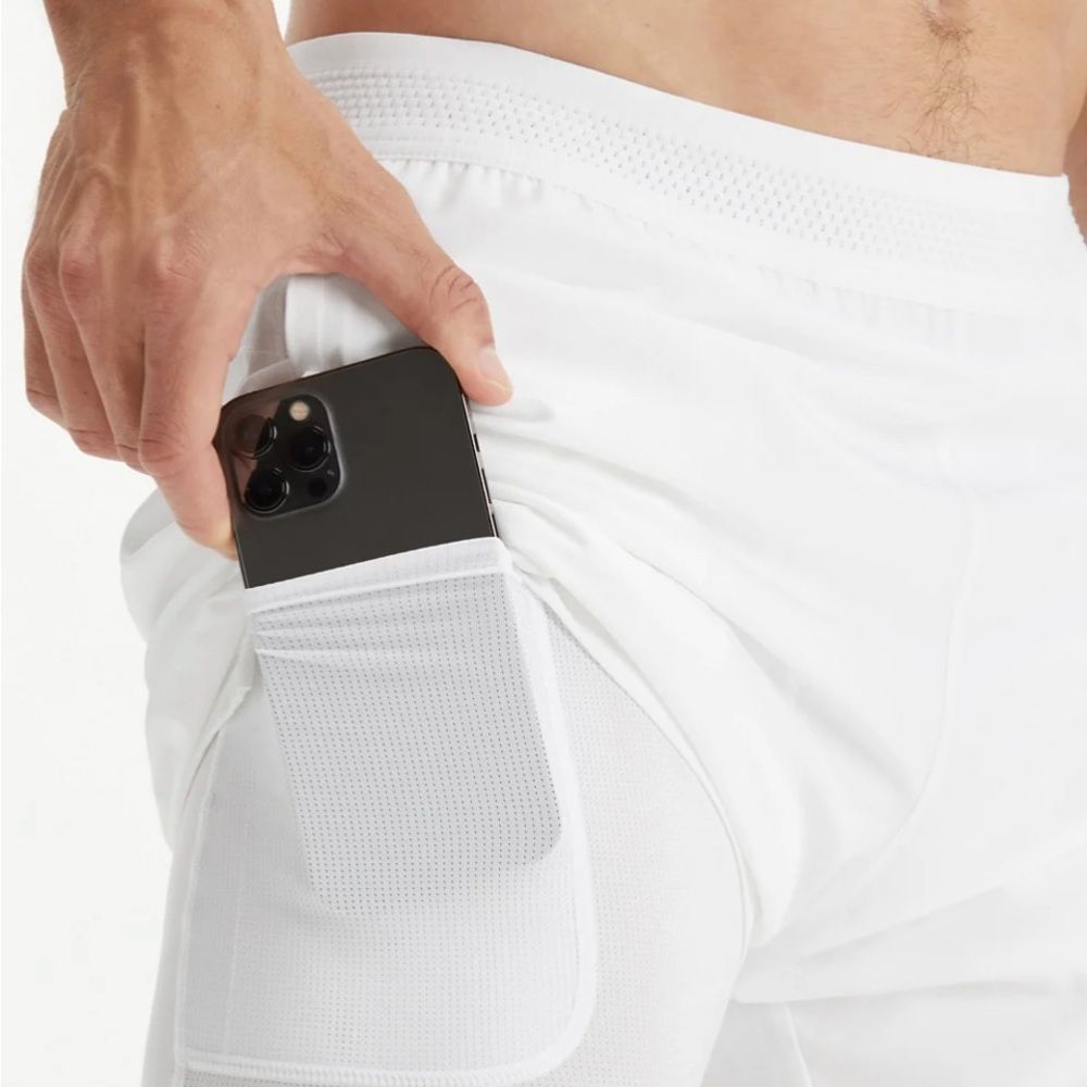 Fabletics Fundamental Short (Lined) 7” Color Bone… - image 3